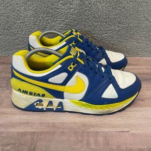 Rare VINTAGE Nike 'Air Stab' Men's Size 9 Shoes Blue Yellow White 316402 171